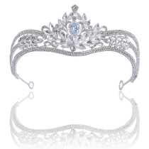 Alloy Crystal Crown Wedding Ball Party Bridal Crown