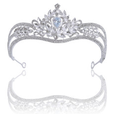 Alloy Crystal Crown Wedding Ball Party Bridal Crown