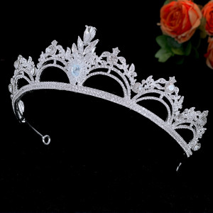 Alloy Crystal Crown Wedding Ball Party Bridal Crown