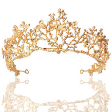 Alloy Crystal Crown Wedding Ball Party Bridal Crown