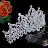 Alloy Crystal Crown Wedding Ball Party Bridal Crown