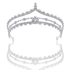 Alloy Crystal Crown Wedding Ball Party Bridal Crown