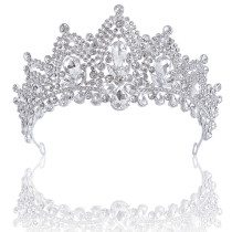 Alloy Crystal Crown Wedding Ball Party Bridal Crown