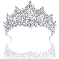 Alloy Crystal Crown Wedding Ball Party Bridal Crown