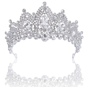 Alloy Crystal Crown Wedding Ball Party Bridal Crown