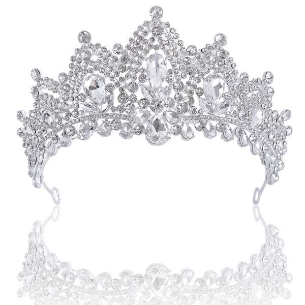 Alloy Crystal Crown Wedding Ball Party Bridal Crown