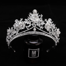 Alloy Crystal Crown Wedding Ball Party Bridal Crown