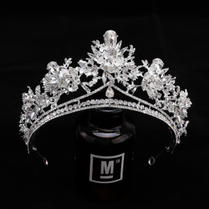 Alloy Crystal Crown Wedding Ball Party Bridal Crown