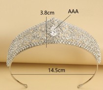 Alloy Crystal Crown Wedding Ball Party Bridal Crown