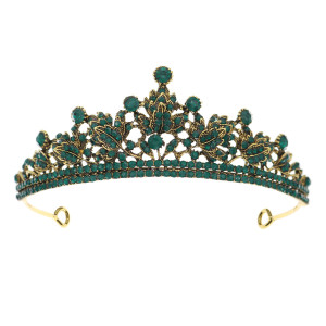 Alloy Crystal Crown Wedding Ball Party Bridal Crown