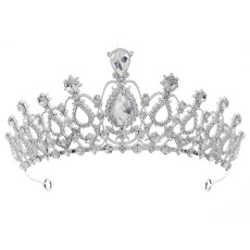 Alloy Crystal Crown Wedding Ball Party Bridal Crown
