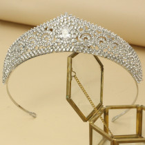 Alloy Crystal Crown Wedding Ball Party Bridal Crown