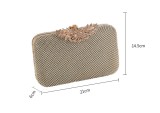 Dinner bag, handbag, diamond inlaid dress, evening bag