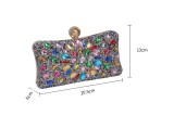Dinner bag, handbag, diamond inlaid dress, evening bag