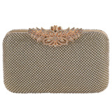Dinner bag, handbag, diamond inlaid dress, evening bag