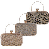 Dinner bag, handbag, diamond inlaid dress, evening bag