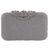 Dinner bag, handbag, diamond inlaid dress, evening bag