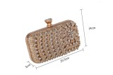 Dinner bag, handbag, diamond inlaid dress, evening bag