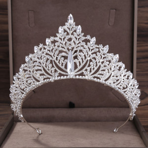 Alloy Crystal Crown Wedding Ball Party Bridal Crown