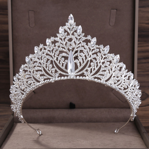 Alloy Crystal Crown Wedding Ball Party Bridal Crown