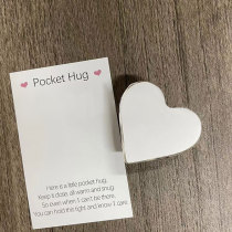 Valentine's Day Positivity Penguin Pebble Rainbow Pocket Hug Embrace Love Token Gift