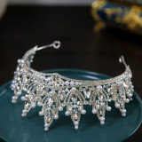 Alloy Crystal Crown Wedding Ball Party Bridal Crown