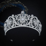 Alloy Crystal Crown Wedding Ball Party Bridal Crown