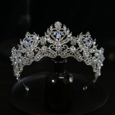 Alloy Crystal Crown Wedding Ball Party Bridal Crown