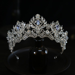 Alloy Crystal Crown Wedding Ball Party Bridal Crown