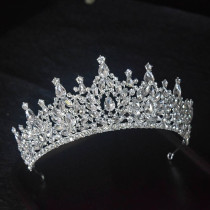Alloy Crystal Crown Wedding Ball Party Bridal Crown