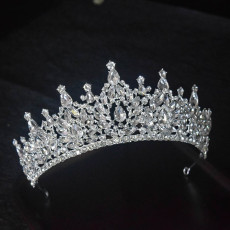 Alloy Crystal Crown Wedding Ball Party Bridal Crown