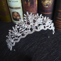 Alloy Crystal Crown Wedding Ball Party Bridal Crown