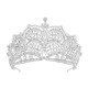 Alloy Crystal Crown Wedding Ball Party Bridal Crown