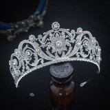Alloy Crystal Crown Wedding Ball Party Bridal Crown