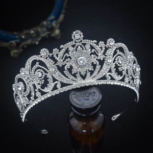 Alloy Crystal Crown Wedding Ball Party Bridal Crown