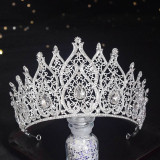 Alloy Crystal Crown Wedding Ball Party Bridal Crown