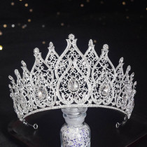 Alloy Crystal Crown Wedding Ball Party Bridal Crown