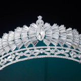 Alloy Crystal Crown Wedding Ball Party Bridal Crown