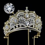 Alloy Crystal Crown Wedding Ball Party Bridal Crown