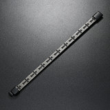 21CM Printed Cross Magnetic Buckle Leather Bracelet