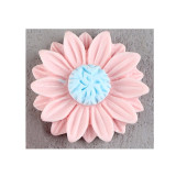 23MM sunflower Resin snap button charms