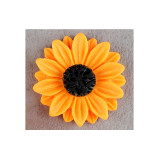 23MM sunflower Resin snap button charms