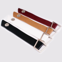 Fashion  DIY  20mm PU leather Snap Button Jewelry Bracelet Snap button jewelry wholesale