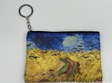 Van Gogh Oil Painting Souvenir Key Bag Zero Wallet