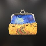 Van Gogh Oil Painting Souvenir Key Bag Zero Wallet