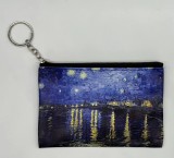 Van Gogh Oil Painting Souvenir Key Bag Zero Wallet