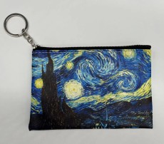 Van Gogh Oil Painting Souvenir Key Bag Zero Wallet
