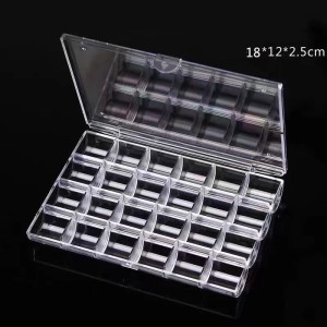 snaps chunks box 18*12*2.5CM plastics display and save box