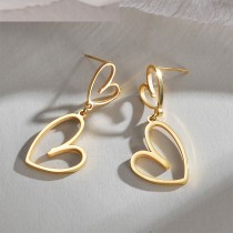 Valentine's Day stainless steel love earrings