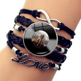 Taylor Swift vinyl record leather bracelet